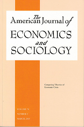 American journal of economics and sociology