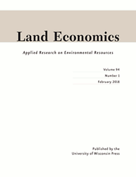 Land economics  : a quarterly journal of planning, housing & public utilities