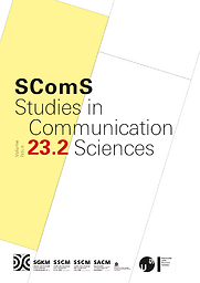 Studies in communication sciences