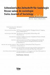 Schweizerische Zeitschrift für Soziologie  = Revue suisse de sociologie
