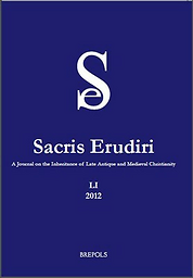 Sacris Erudiri : Journal of Late Antique and Medieval Christianity