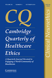 Cambridge quarterly of healthcare ethics