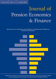 Journal of pension economics & finance