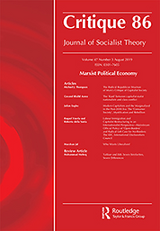 Critique  : a new journal of Soviet studies and socialist theory