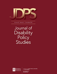 Journal of disability policy studies