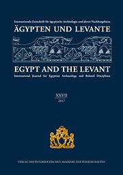 Ägypten und Levante : Internationale Zeitschrift für ägyptische Archäologie und deren Nachbargebiete = Egypt and the levant : International Journal for Egytian Archaeology and Related