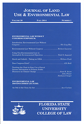 Journal of land use & environmental law