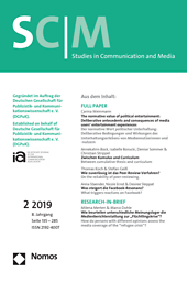 Studies in Communication and Media