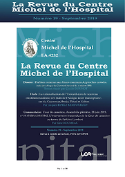Revue du Centre Michel de l'Hospital