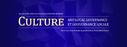 Culture and local governance = Culture et gouvernance locale