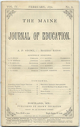 Maine journal of education