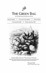 Green Bag : an entertaining journal of law