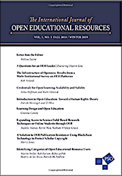 International journal of open educational resources