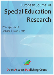 European journal of special education research
