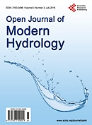 Open journal of modern hydrology