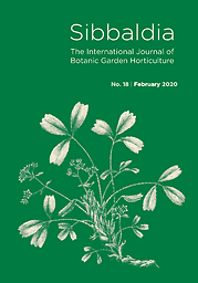 Sibbaldia: the journal of botanic garden horticulture