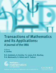 Transactions of mathematics and its applications