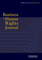 Business and human rights journal