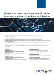 Revue internationale des services financiers = International review of financial services