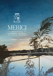 Merici - Ursula Hall Academic Journal