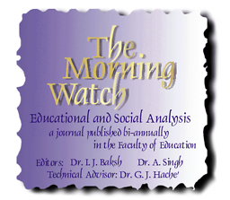 Morning Watch : educational and social analysis