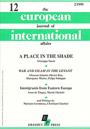 European journal of international affairs