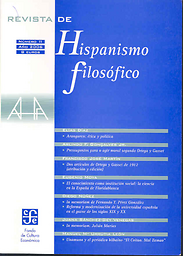 Revista de hispanismo filosófico