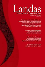 Landas : journal of Loyola school of theology
