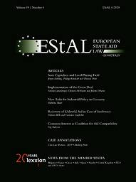 European state aid law quarterly