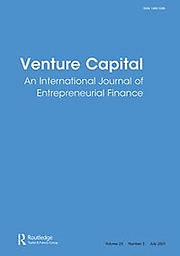 Venture Capital : An International Journal of Entrepreneurial Finance