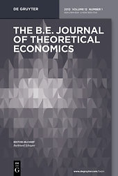 B.E. journal of theoretical economics