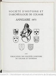 Annuaire de la Société d'histoire et d'archéologie de Colmar