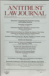 Antitrust law journal