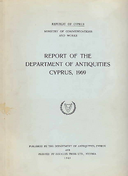 Επιστημονική επετηρίς του τμήματος αρχαιοτήτων Κύπρου (Epistīmonikī́ epetīrís tou tmī́matos archaiotī́tōn Kýprou) = Report of the Department of Antiquities. Cyprus