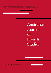 Australian journal of French studies