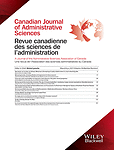 Canadian journal of the administrative sciences - Revue Canadienne des Sciences de l'Administration