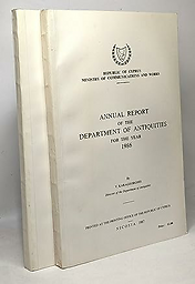 Annual report of the Department of Antiquities. Republic of Cyprus