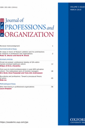 Journal of professions and organization