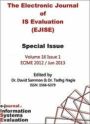 Electronic journal of information systems evaluation