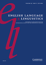 English language and linguistics