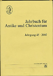 Jahrbuch für Antike und Christentum. Ergänzungsband, Kleine Reihe