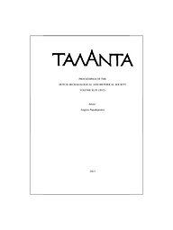Talanta : Proceedings of the dutch archaeological and historical society