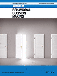 Journal of behavioral decision making