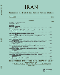 Iran : Journal of the British Institute of Persian Studies