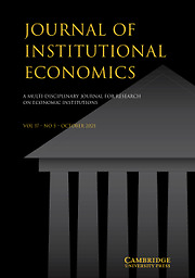 Journal of institutional economics