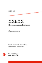XXI/XX – Reconnaissances littéraires