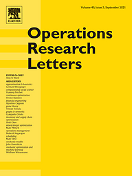 Operations research letters