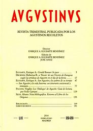 Augustinus : revista trimestral publicada por los Padres Agustinos