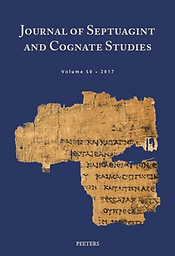 Journal of Septuagint and cognate studies