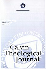 Calvin theological journal